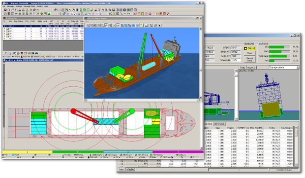 User interface of Autoload loading computer for AAL Fremantle