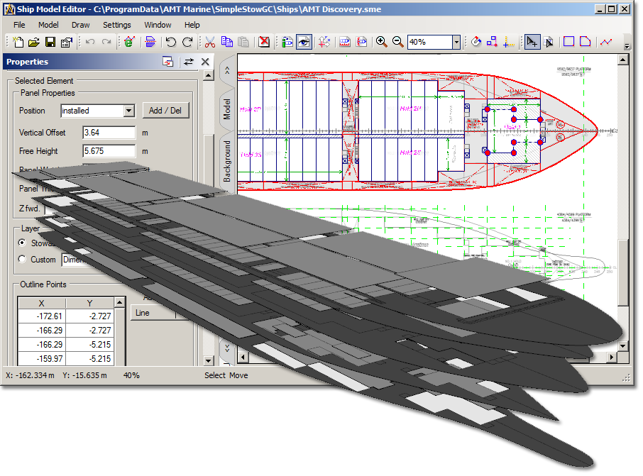 Making models in SimpleStow GC ModelEditor