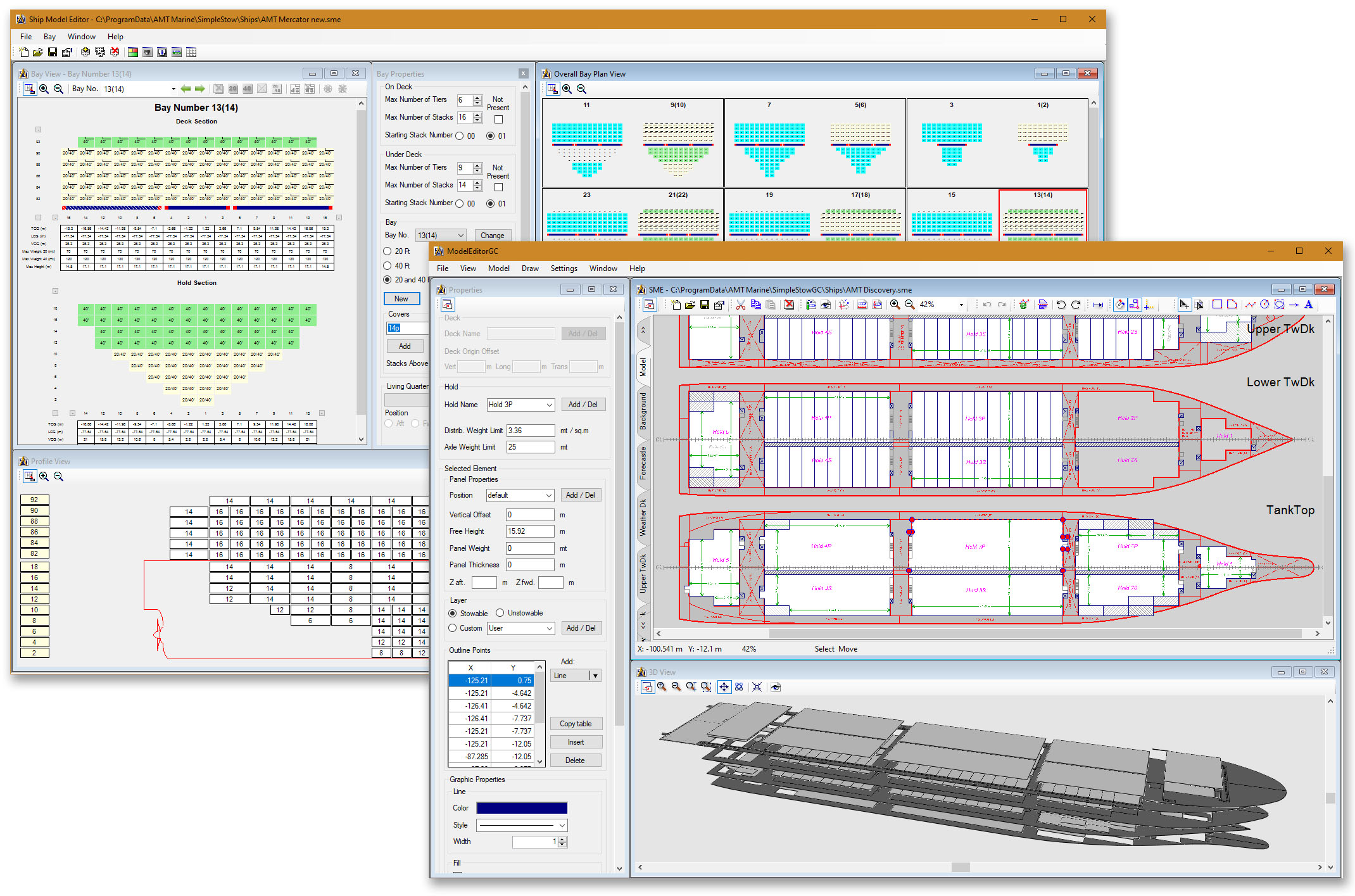 Ship Model Editor screen capture